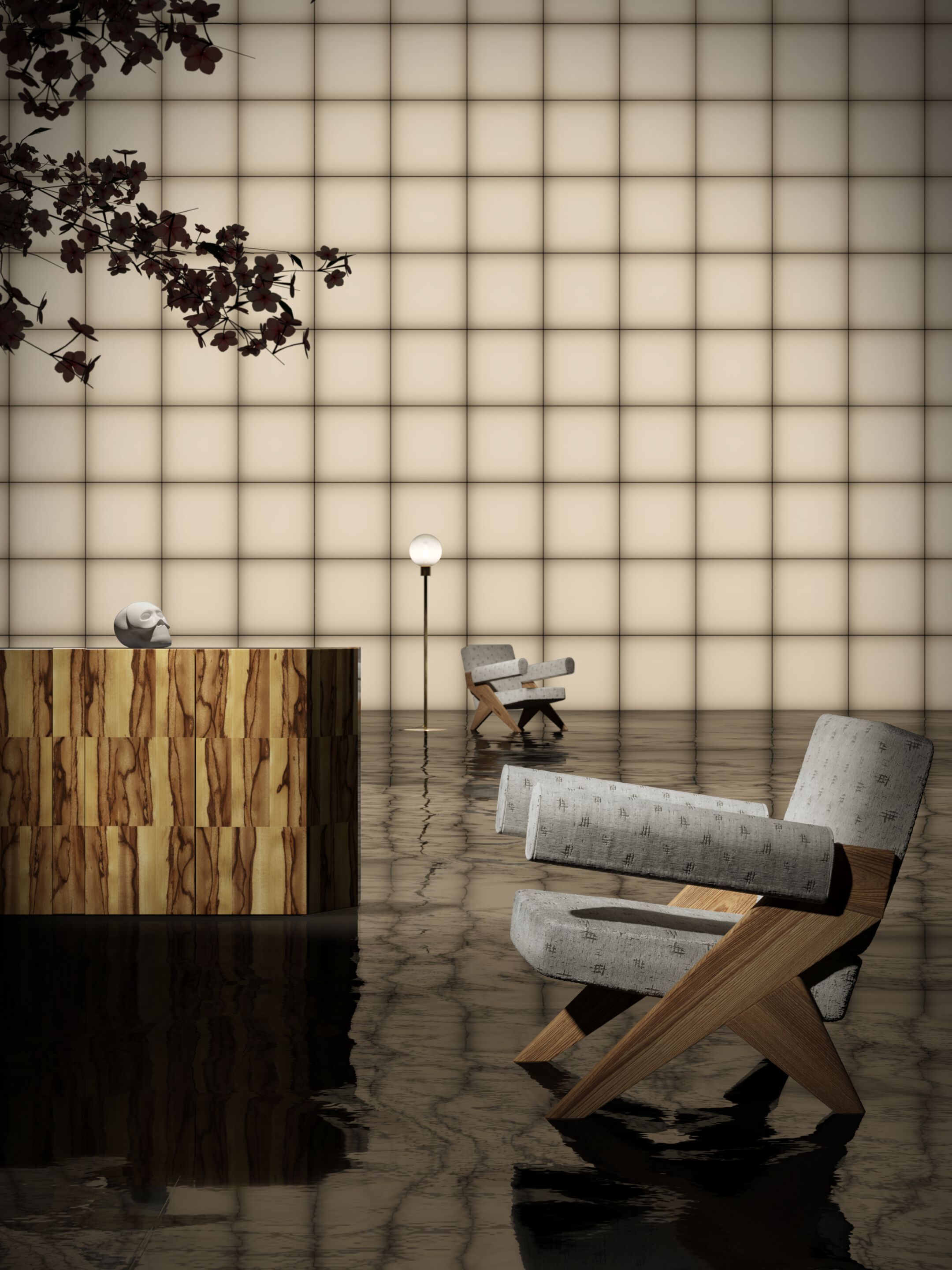 Тканевое кресло с подлокотниками GIOPAGANI SOUVENIR ARCH-00030345 - Вид №3