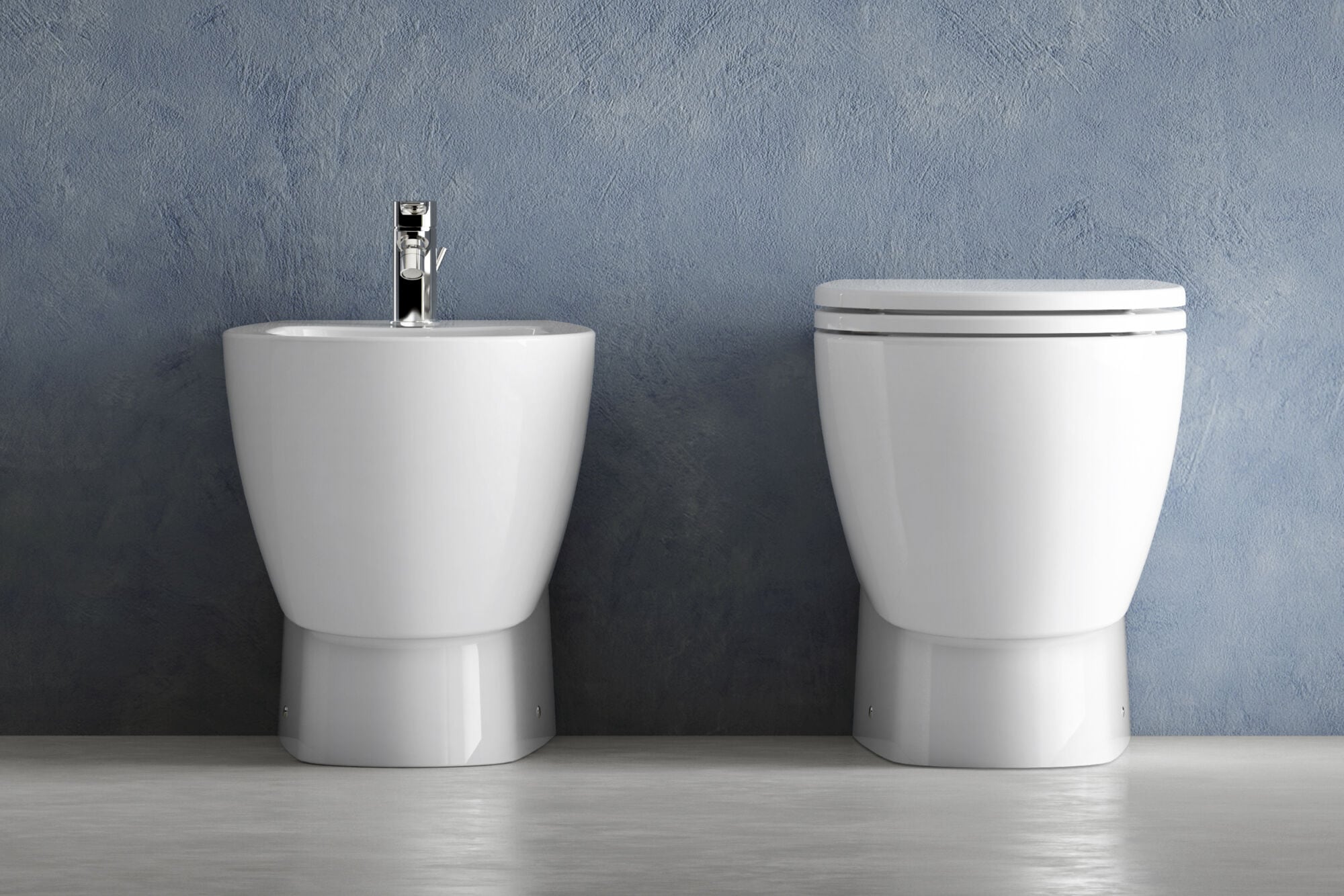 Керамическое напольное биде с переливом Ceramica Dolomite Demy ARCH-00153094 - Вид №3