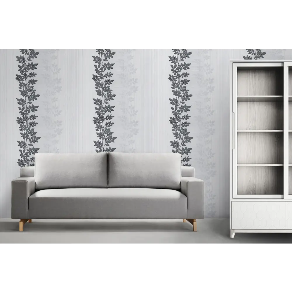 Обои флизелиновые Vilia Мелодия серые 1.06 м 1319-22 STLM-2046414 - Вид №3