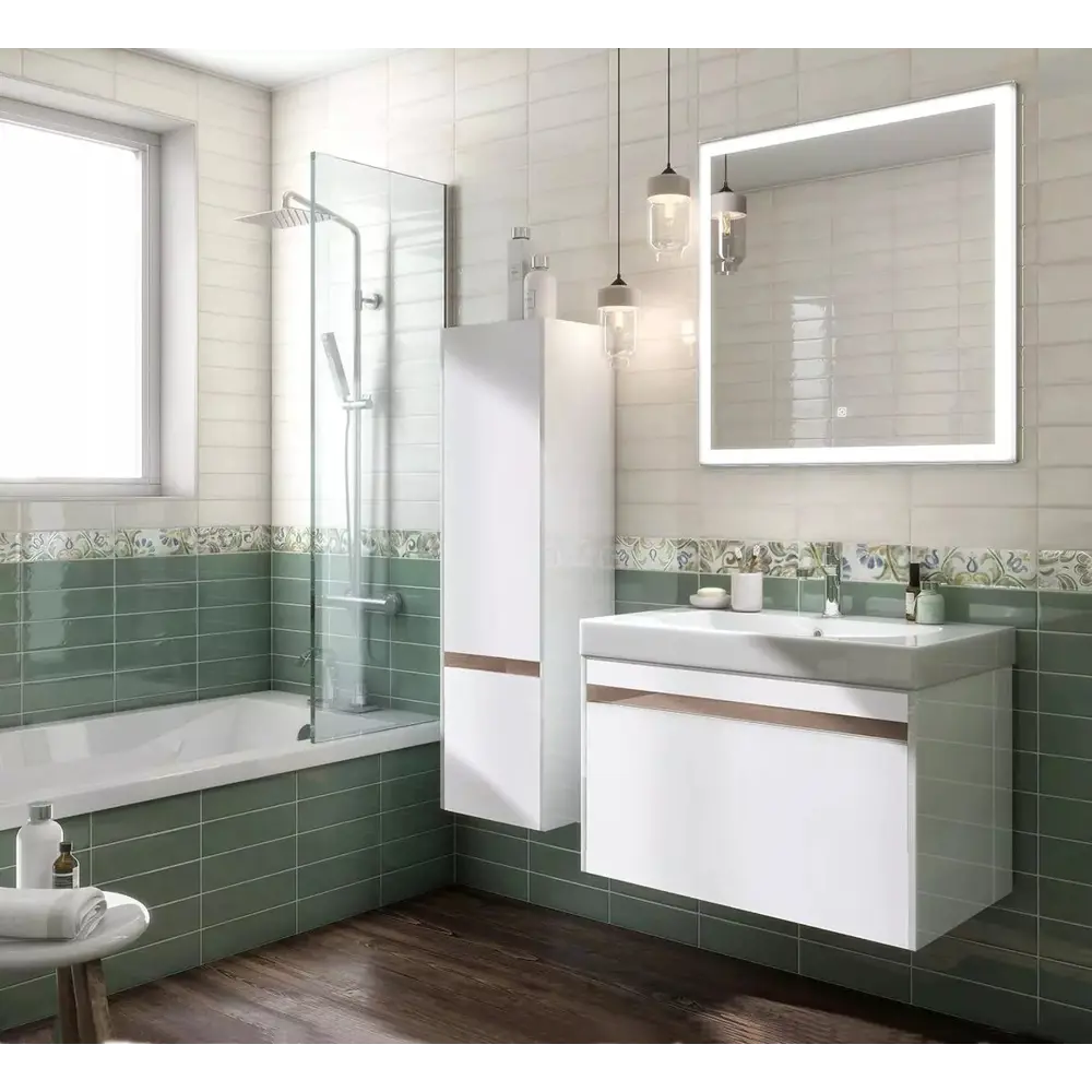Kerama Marazzi Монпарнас: глянцевая плитка светло-бежевого оттенка 86360072 STLM-0068076 - Вид №4