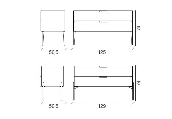 Шкаф из массива дерева с ящиками Devina Nais Ноль.16 ARCH-00142581 - Вид №11