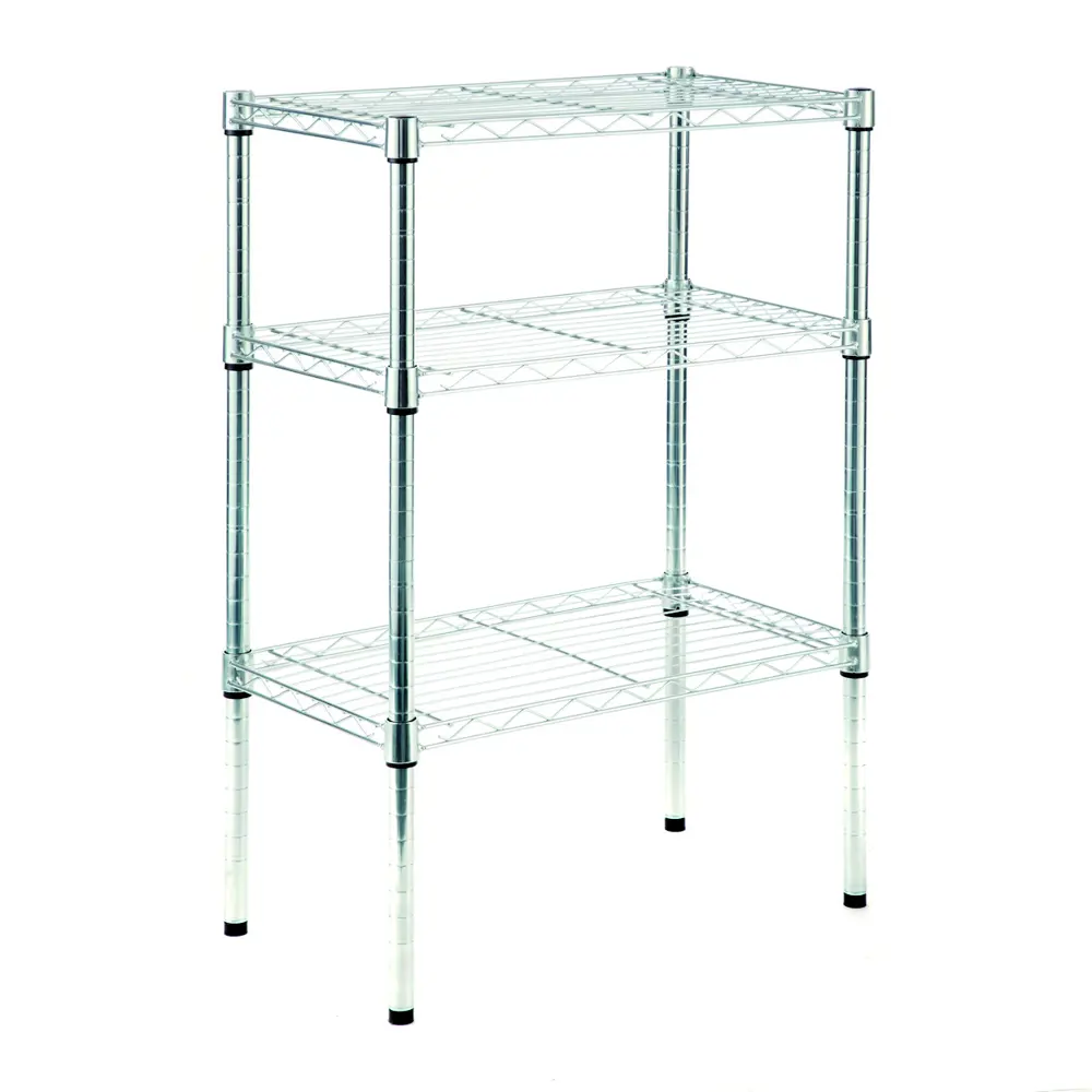 Стеллаж металлический 3 полки 60x35x90 см нагрузка на полку 150 кг SPACEO STLM-2087472 - Вид №2