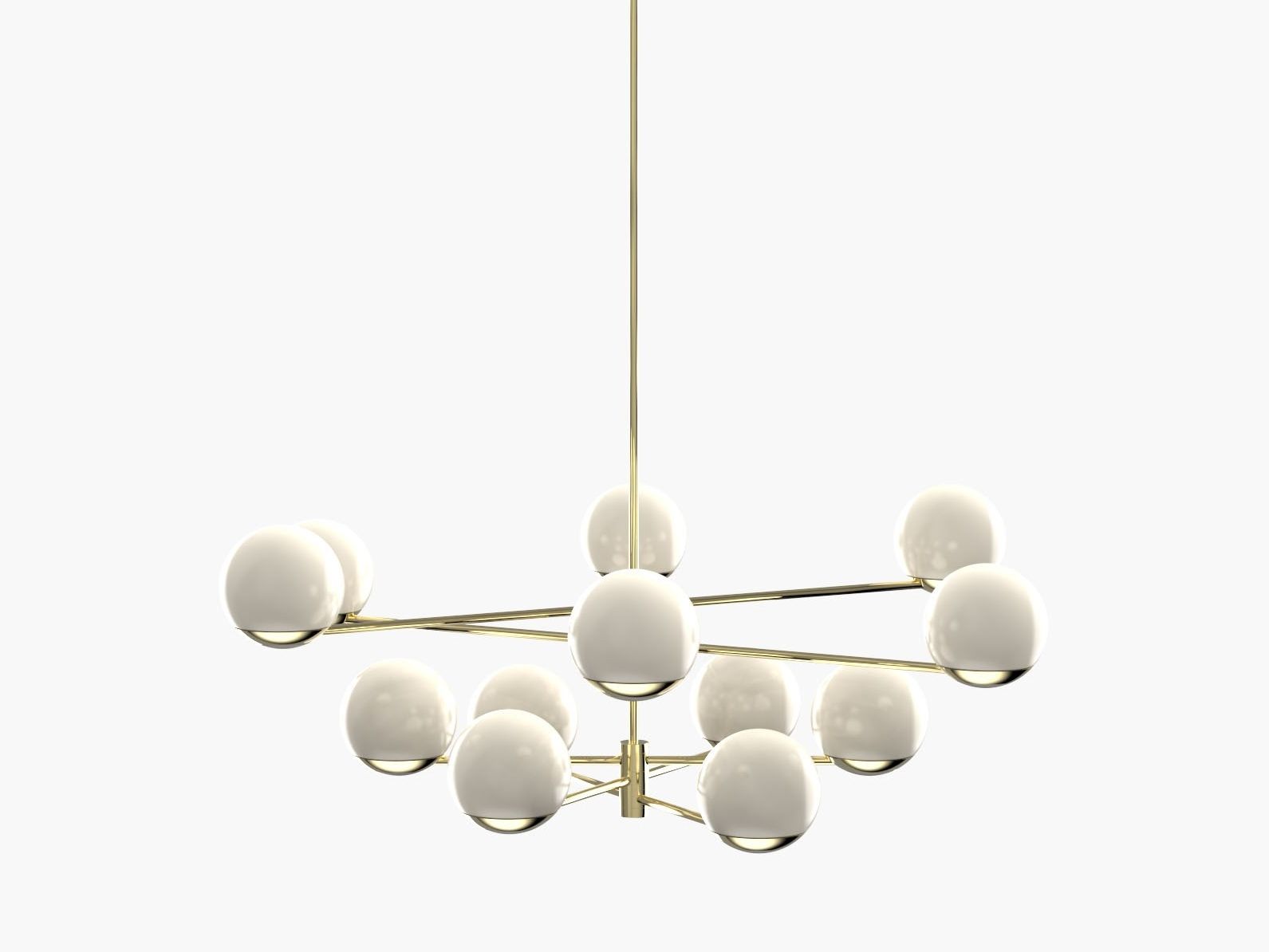 Выдувное стекло светодиодный подвесной светильник Cameron Design House Мяч и обруч ARCH-00137913 - Вид №1