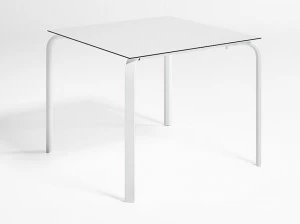 GANDIABLASCO Складной квадратный садовый стол из термо-лакированного алюминия Stack