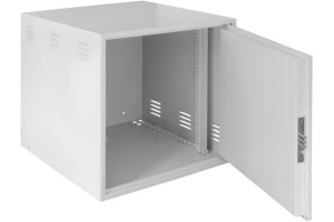 15534442 Настенный антивандальный шкаф сейфового типа 12U серый EC-WS-126060-GY NETLAN