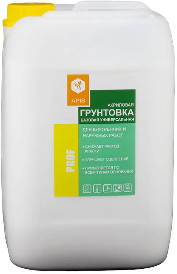 91528719 Грунтовка универсальная Apis Prof цвет белый канистра 10кг STLM-1016479