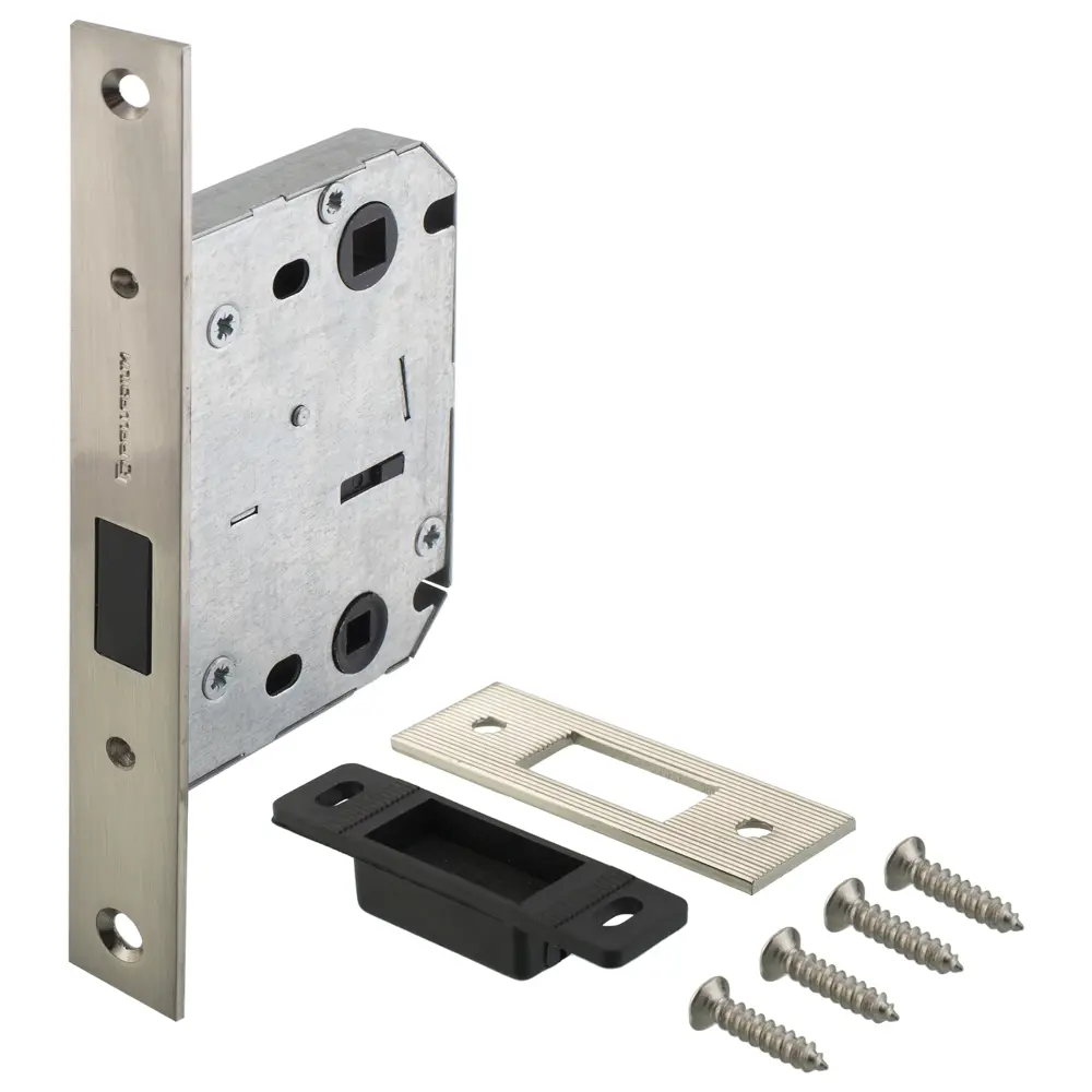 Защелка под фиксатор Palladium 170-M, 165x74x20 мм, сталь/ЦАМ, цвет матовый никель STLM-2167239