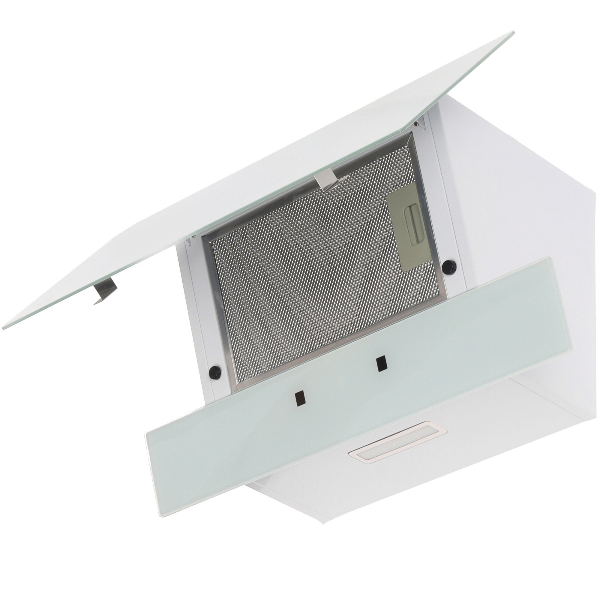 9159589 Вытяжка наклонная DEXP CH60-SVF белый/белый STDN-0111360 - Вид №2