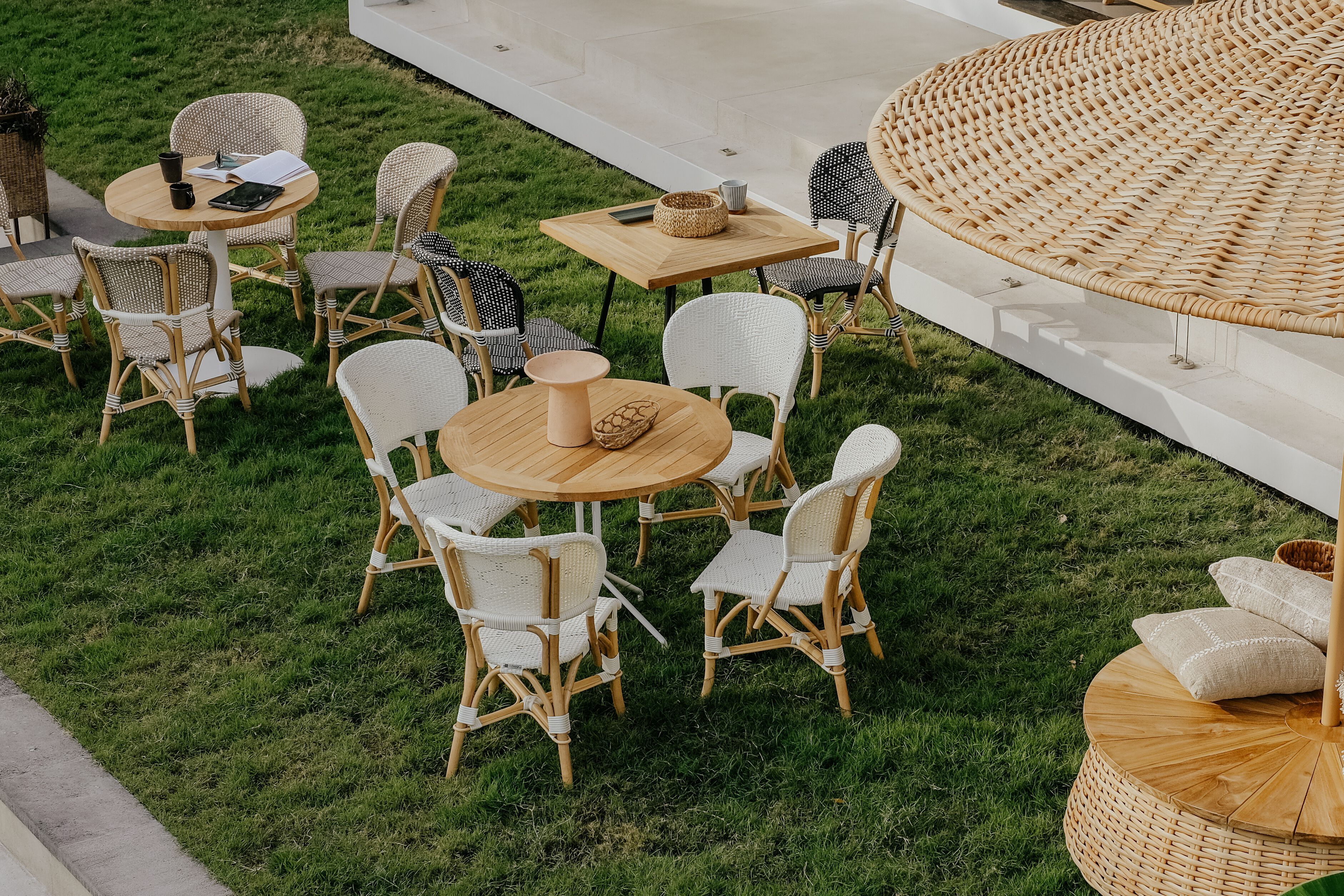 Ротанг сад стул с открытой спинкой cbdesign бистро ARCH-00150703 - Вид №31