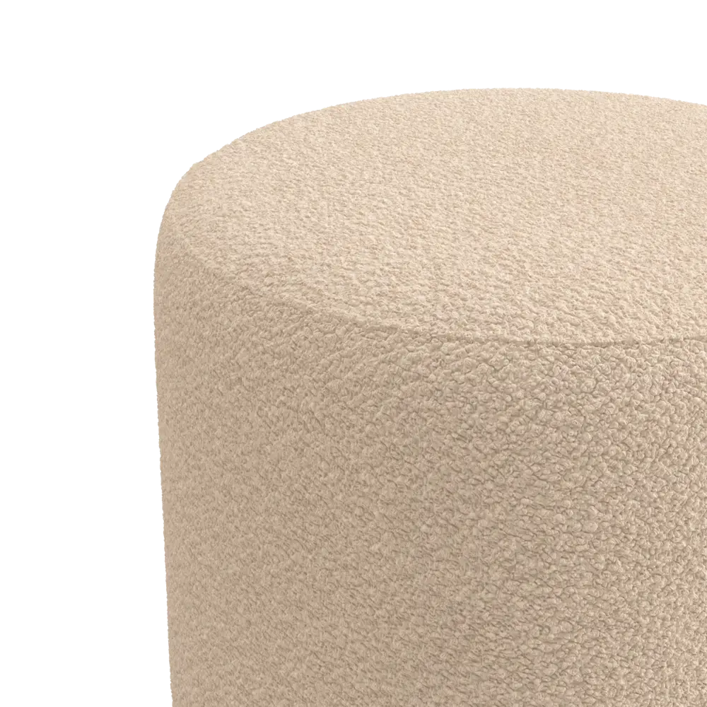 Пуф на ножках полиэстер Salotti Нико Bravo Natural бежевый 36.5x40 см STLM-2115218