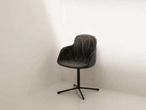 Tacchini 4-спицевый стул с подлокотниками Doodle