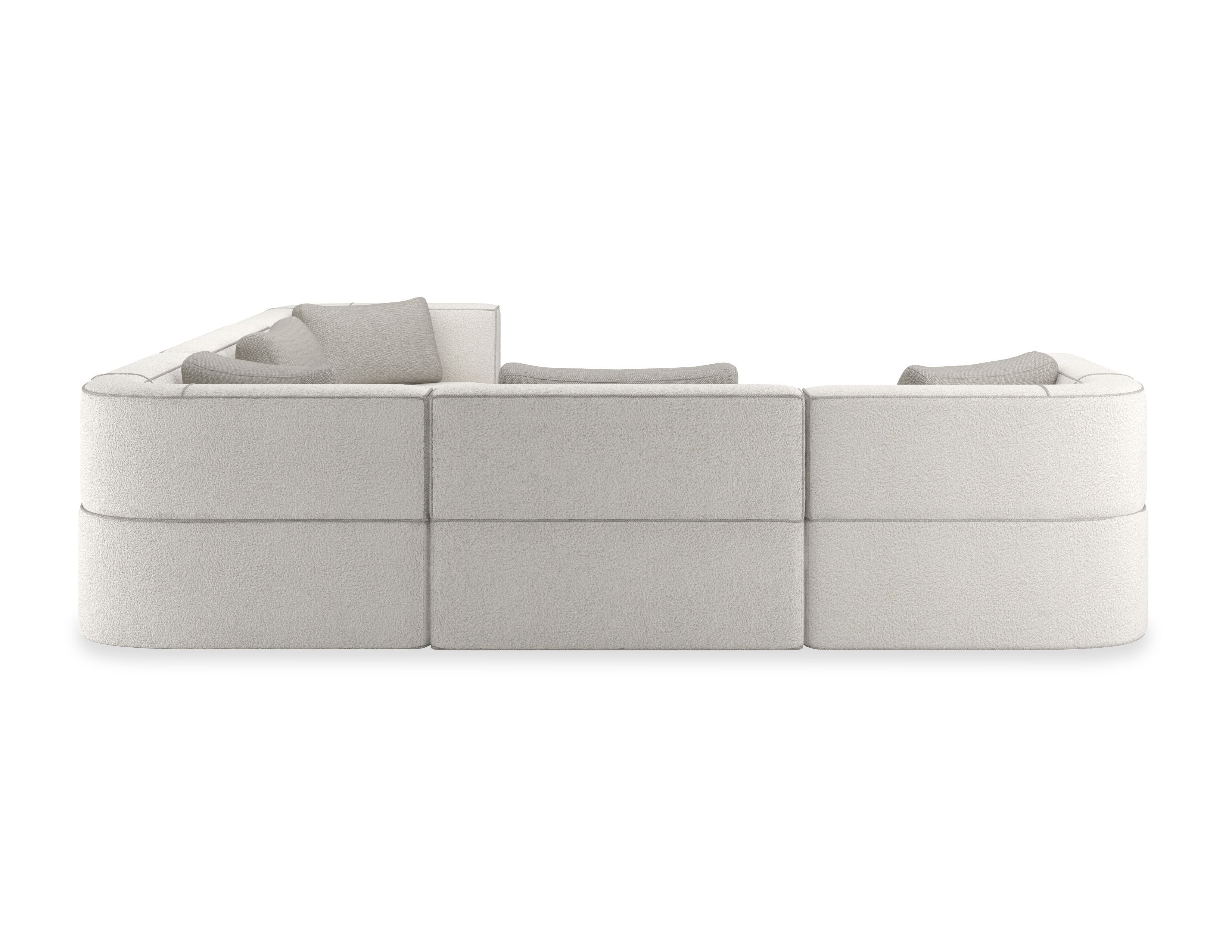 Модульный угловой диван из нубука Caracole Марбелья ARCH-00006537 - Вид №11