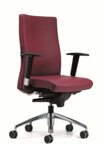 Ares Line Кожаное кресло для руководителя со средней спинкой Trendy family