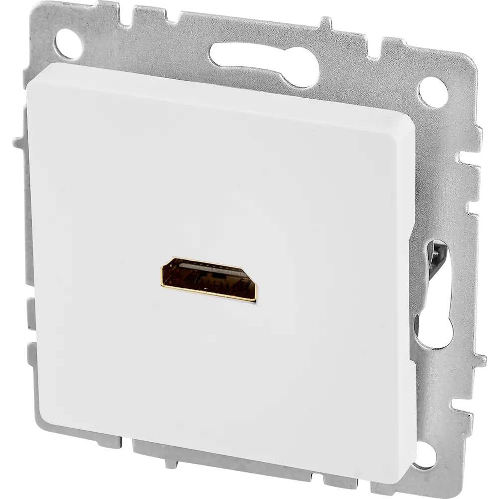 Розетка HDMI IEK Brite для мультимедиа с белым корпусом 87761544 STLM-1102827 - Вид №6
