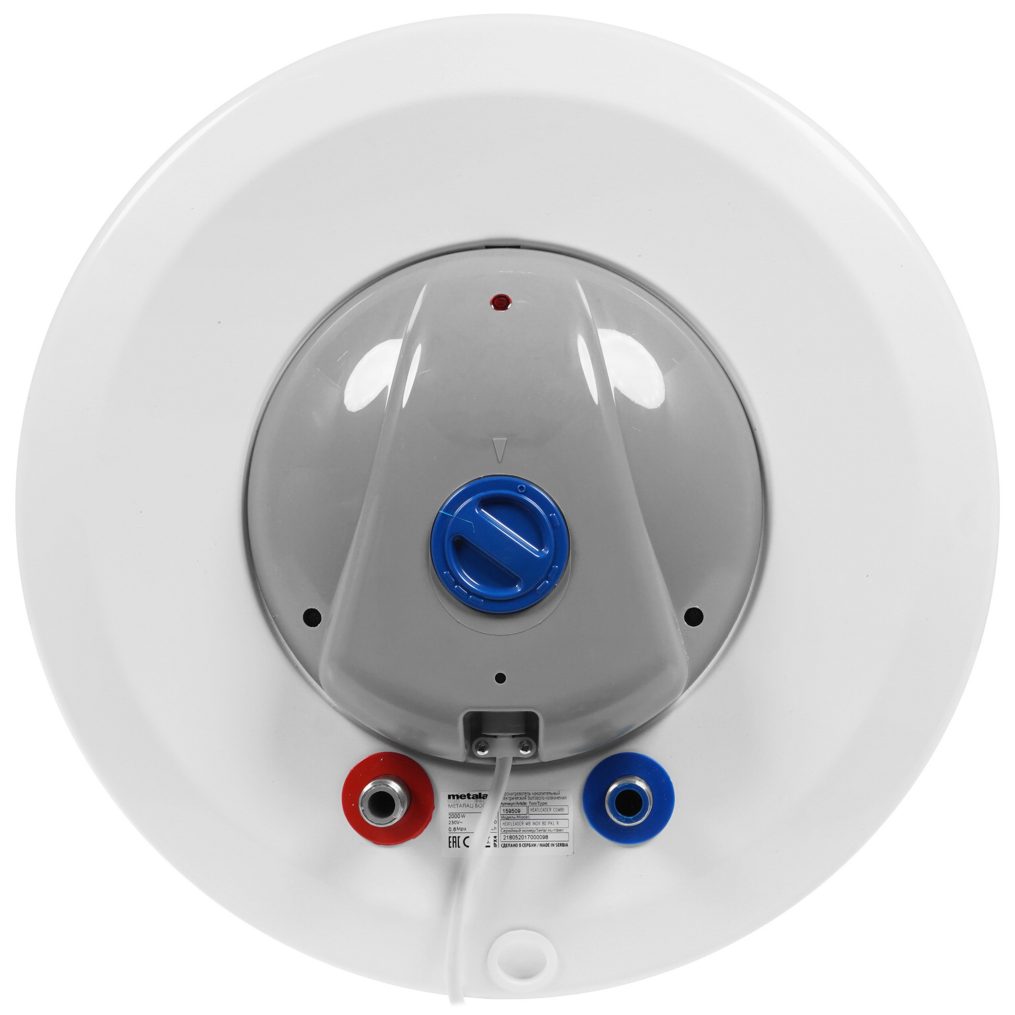 1202320 Водонагреватель электрический Metalac HEATLEADER MB INOX 80 PKL R STDN-0092719 - Вид №3