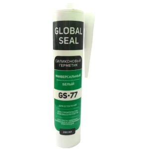 Герметик силиконовый универсальный Global Seal GS-77 белый 280 мл