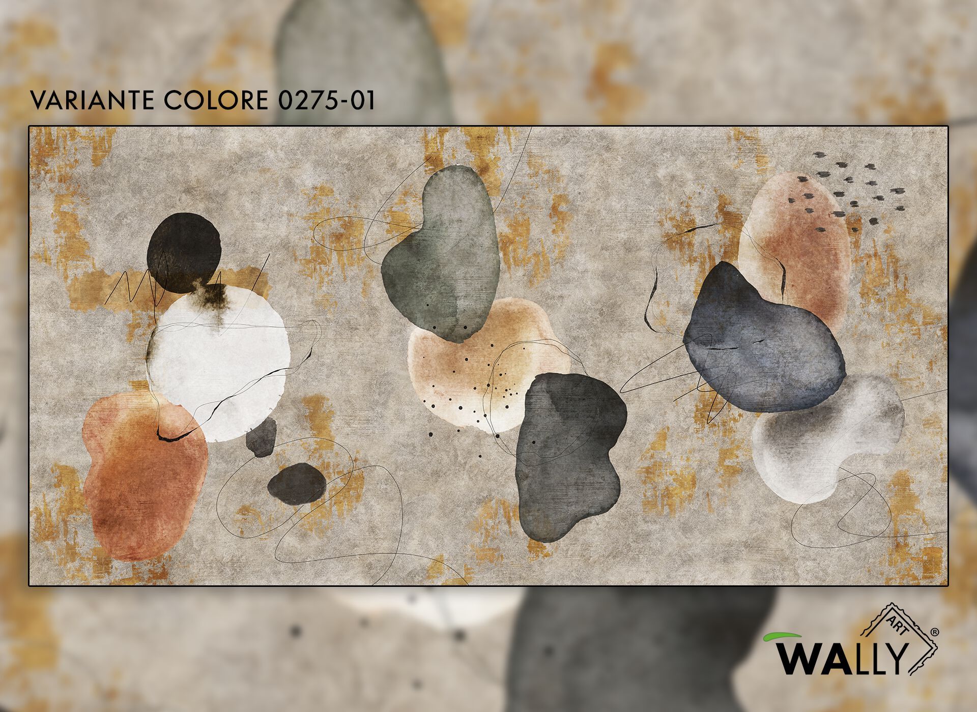 Моющиеся нетканые обои WALLYART Lacollection ARCH-00037600 - Вид №1