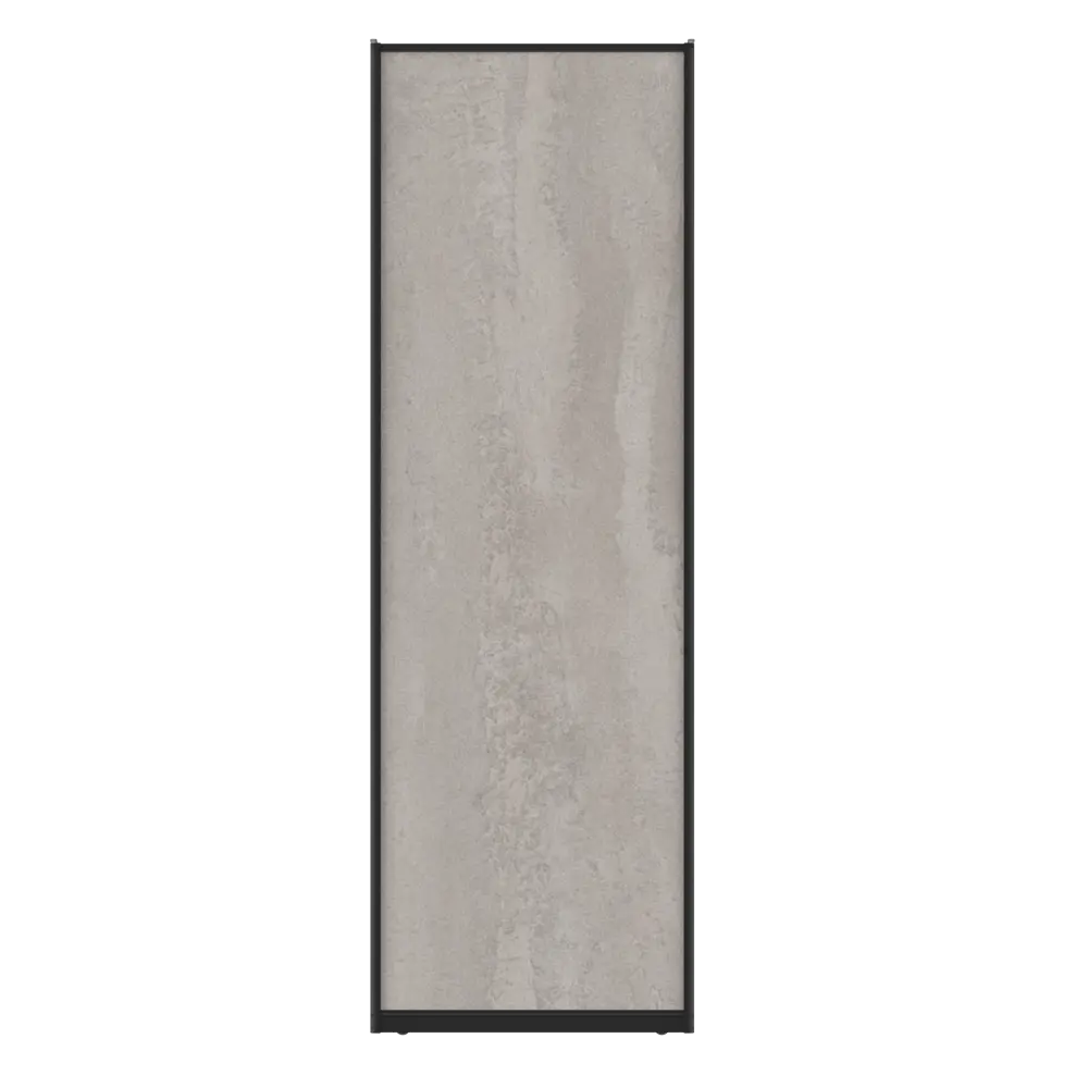 Дверь-купе KONSENSA 244.5x80.4 см МДФ цвет бетон профиль черный STLM-2025274 - Вид №1