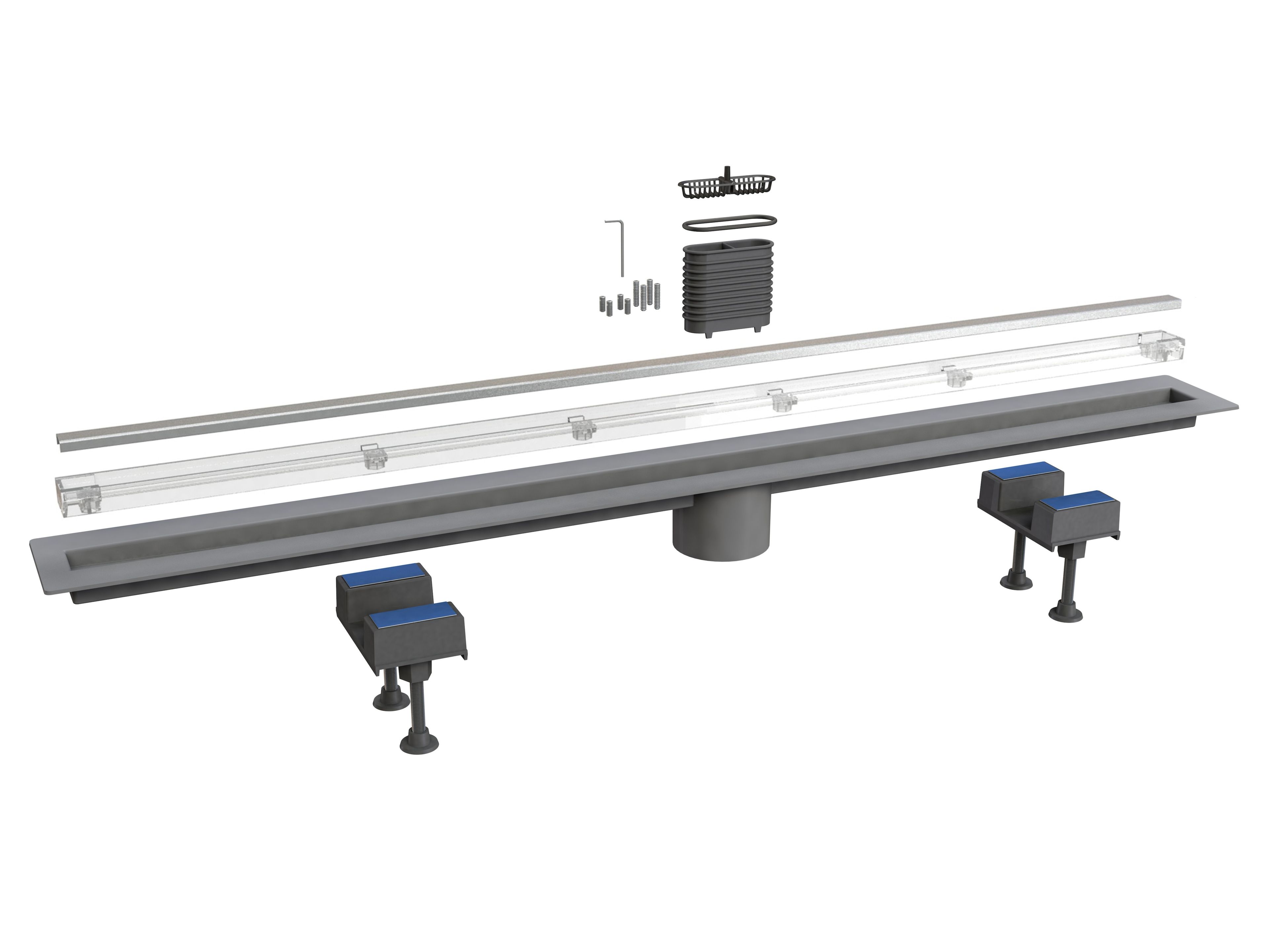 Слив для душа из нержавеющей стали Bonomini Canalissima ARCH-00006080
