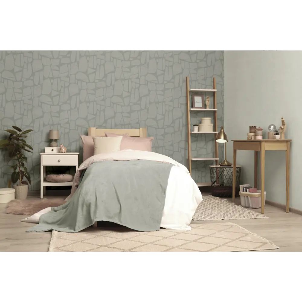 Обои флизелиновые Victoria Stenova ScandiId зеленые 1.06 м VS589966 STLM-2189243 - Вид №4