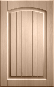 Фасады для кухни Кантри Фрезеровка «Арка сложная» Акация светлая №90