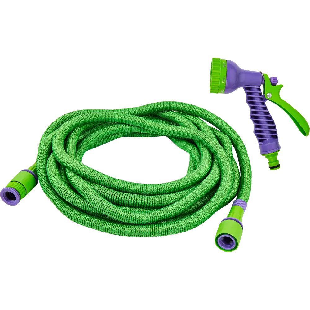 PALISAD: Растягивающийся поливочный шланг с 7-режимным пистолетом 89342190 STLM-0950065