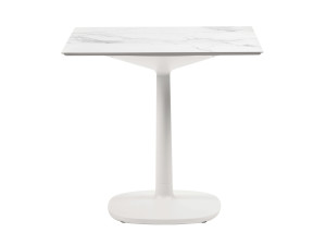 Квадратный садовый стол из керамогранита