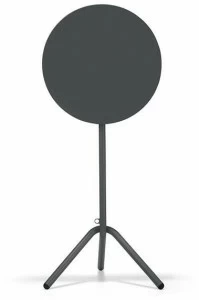 COLOS Круглый высокий стол из листового металла со складывающейся столешницей Ta