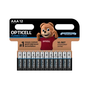 Батарейка алкалиновая Opticell Turbo Max LR03 AAA 12 шт.