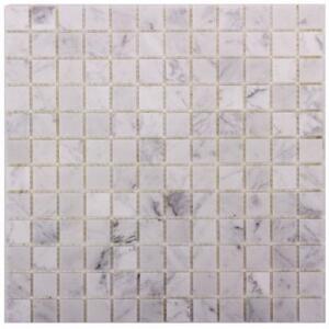 DAO-636-23-8 Carrara мозаика полир 300х300х8 чип 23х23 (0,09м)