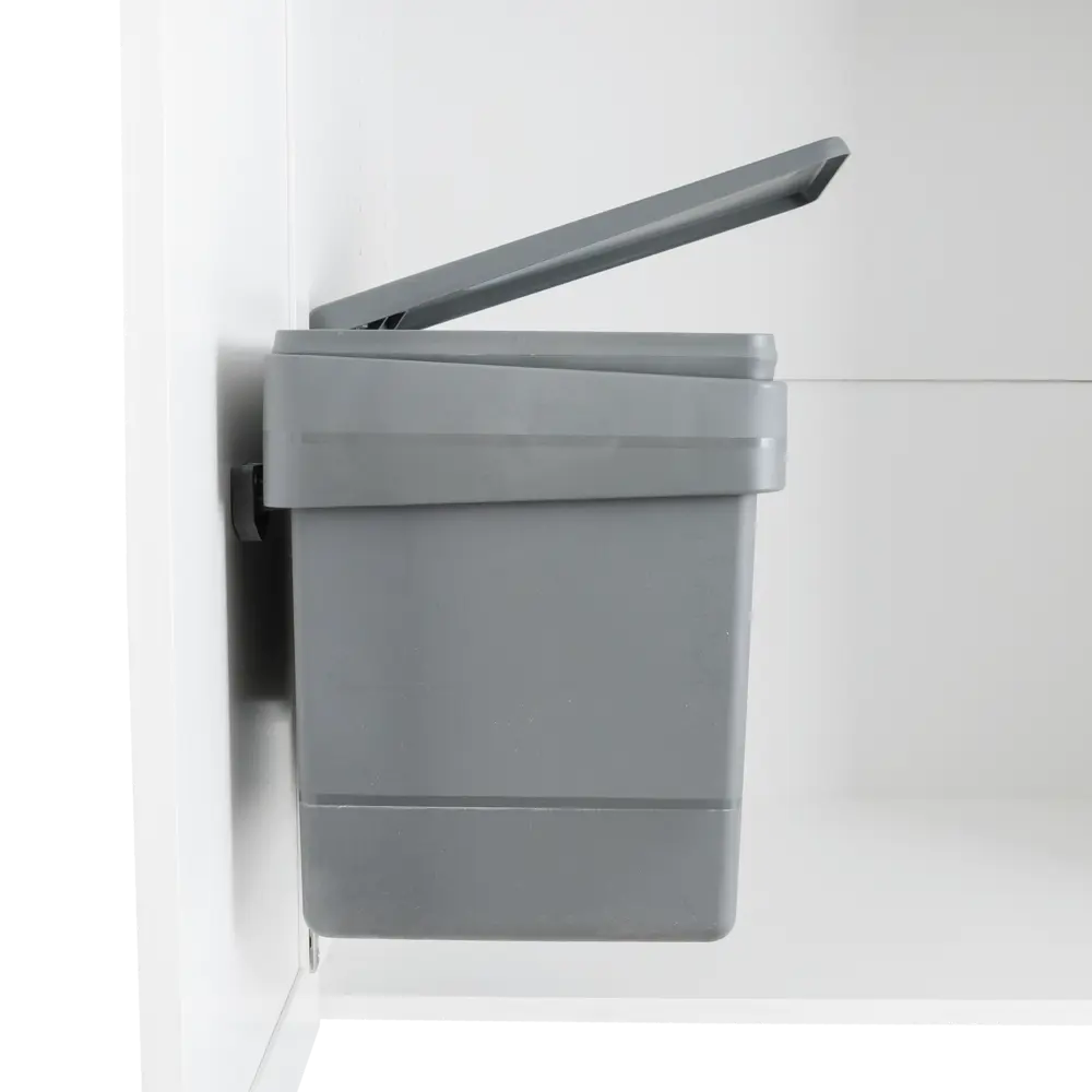 Контейнер для мусора Aff навесной 15 л 34.5x29.5x25 см пластик цвет серый Santreyd STLM-2065151 - Вид №2