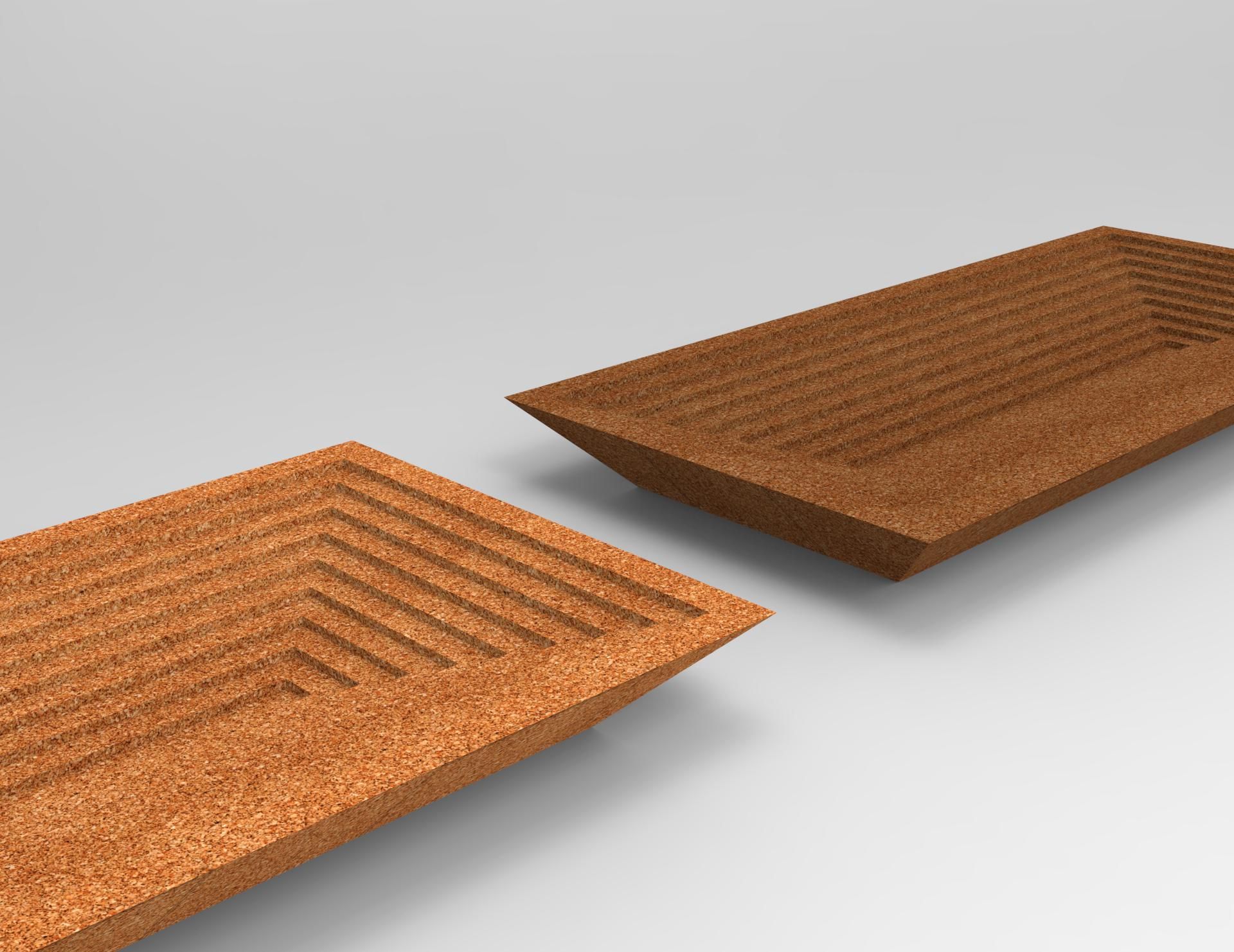 Пустые прямоугольные пробки OTQ геометрическая ARCH-00010504 - Вид №2