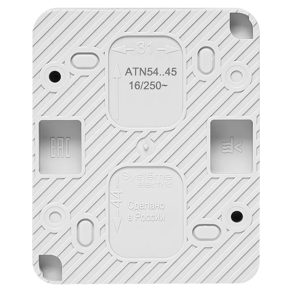 Розетка накладная Systeme Electric AtlasDesign с заземлением со шторками цвет серый AtlasDesign Profi STLM-2138824 - Вид №3