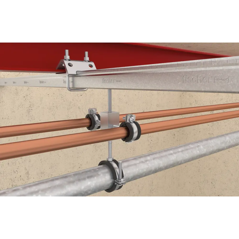 Хомут с болтовым креплением M8/M10 Fischer FGRS 40-44 мм, 50 шт STLM-2163949 - Вид №1