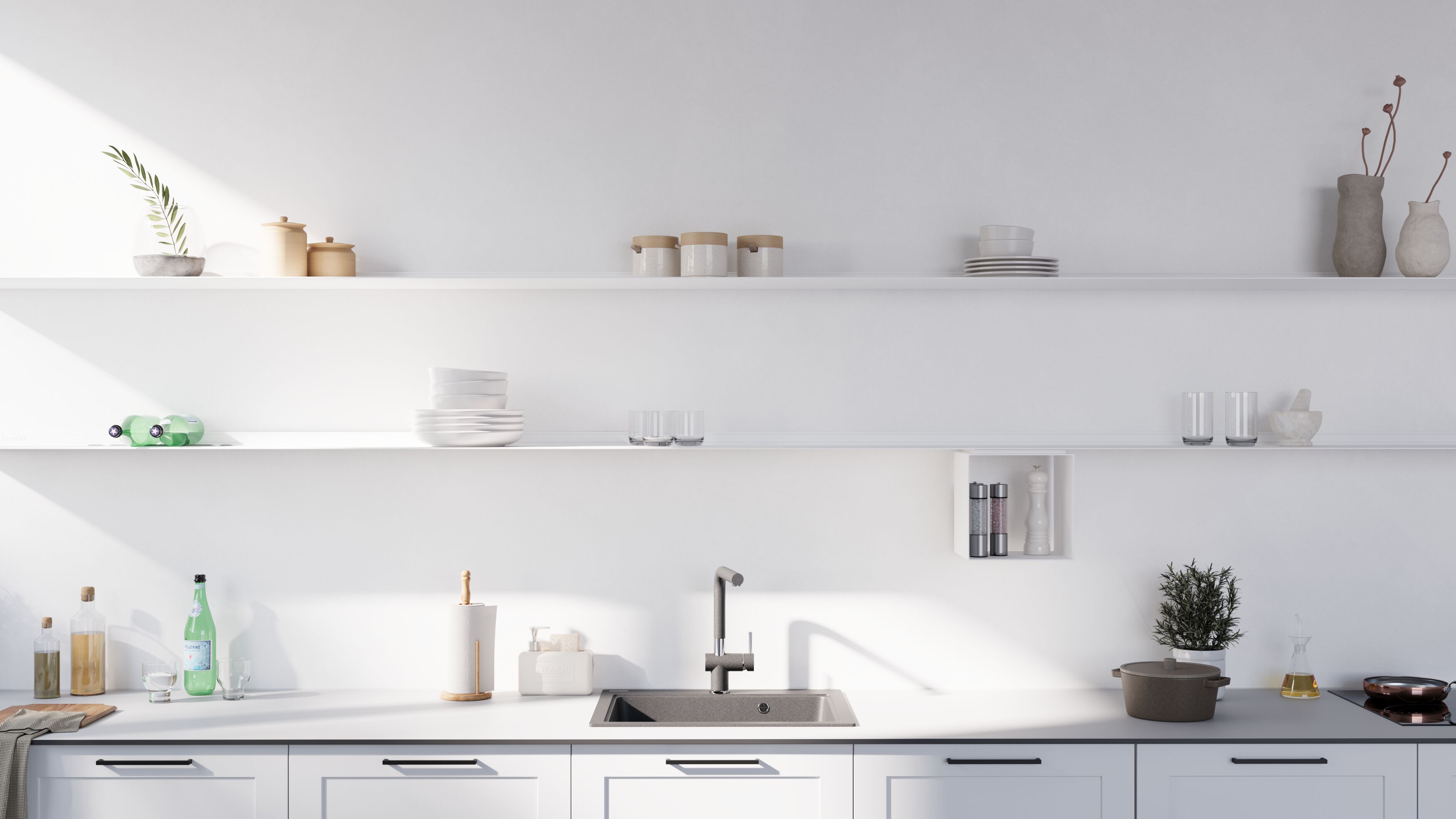 Алюминиевый держатель бутылки / полка Strackk WINE BOTTLE HOLDER ARCH-00074154 - Вид №6