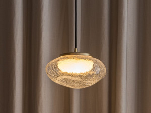 Стеклянный светодиодный подвесной светильник