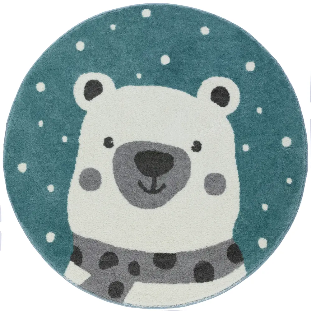 Ковер полиэстер Bravo Kids 58TGT ø100 см цвет мультиколор 82980018 STLM-2025091 Santreyd 