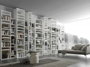 Presotto Модульный книжный шкаф с открытой стенкой Pari & dispari librerie