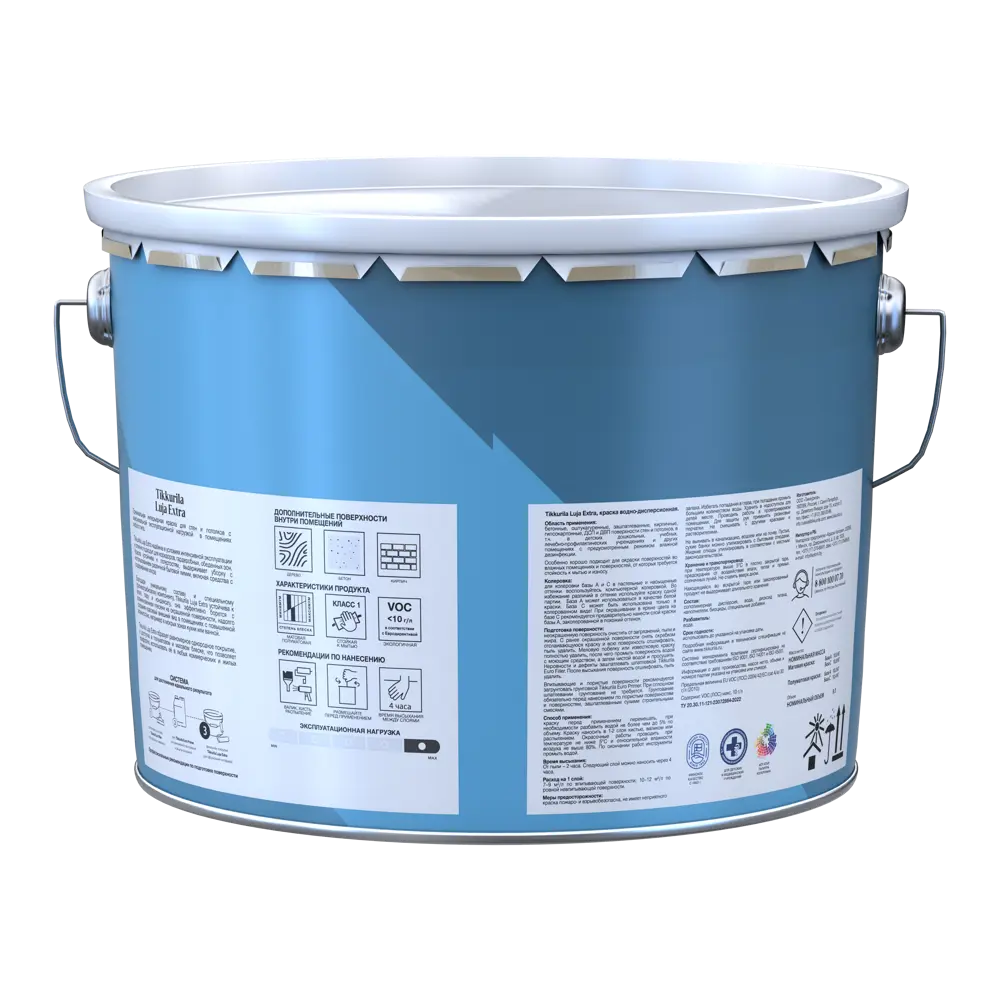 Tikkurila Luja Extra — моющаяся интерьерная краска для интенсивной эксплуатации 87660408 STLM-0074702 - Вид №1