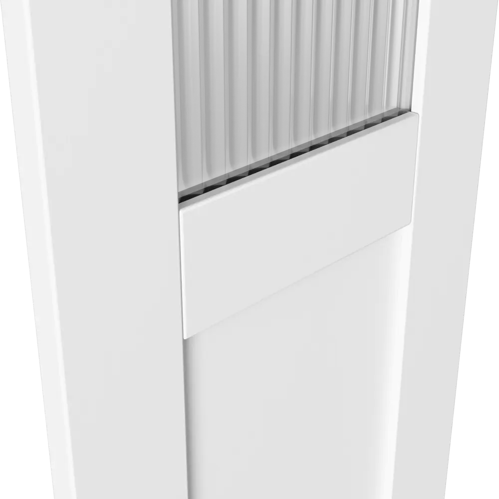 Дверь для шкафа Буккер правый 1 рифленое стекло 29.7x193.8x1.6 см ДСП цвет белый Santreyd STLM-2107882 - Вид №6