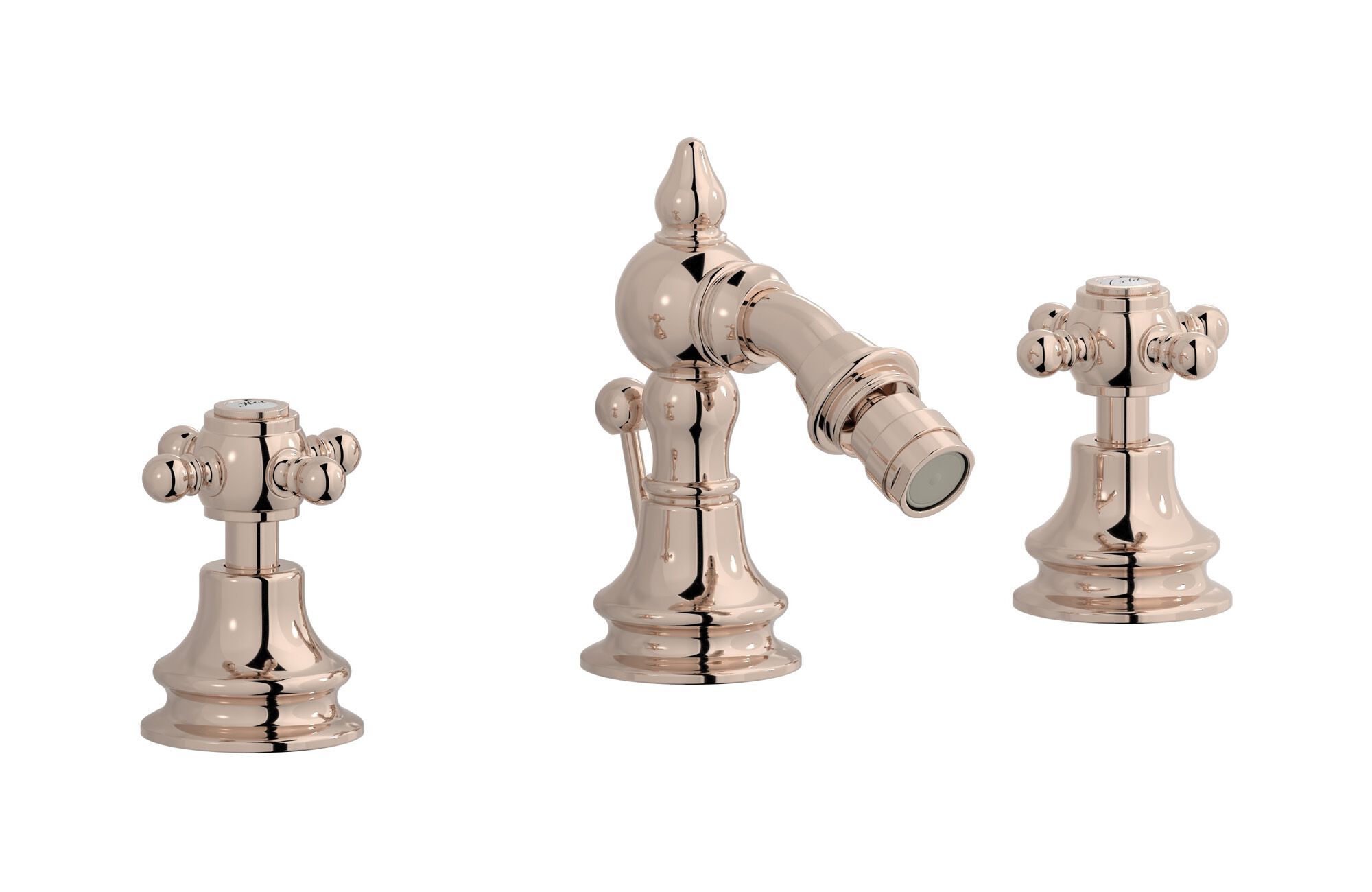 Смеситель для биде с 3 отверстиями для пола с автоматическим сливом IB Hermes + Hermes Elle ARCH-00042795 - Вид №5