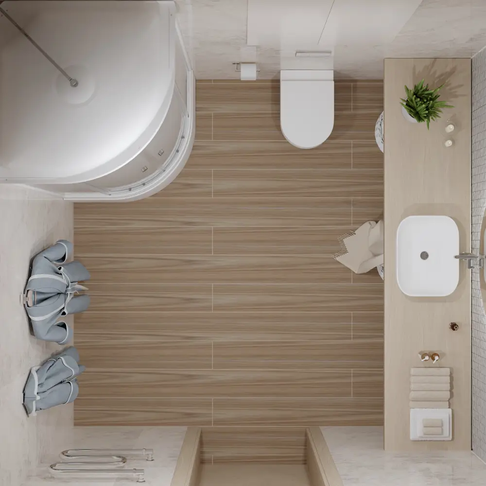 Душевая кабина Triton Лайт Б глубокий поддон 90x90 см STLM-2078396 - Вид №8