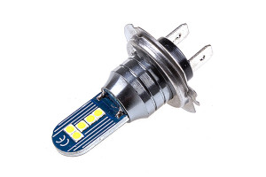 16469367 Автолампа диод H7 12-24V 10 SMD 1-конт белая блистер ближний, дальний, компл 2 шт S08202049 SKYWAY