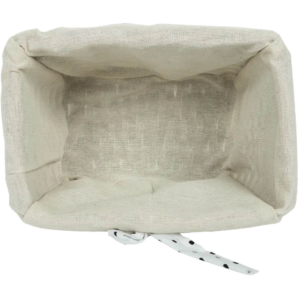 Корзина Ива с декоративным чехлом 25x14x17 см плетенье цвет коричневый STORIDEA STLM-2127412 - Вид №1