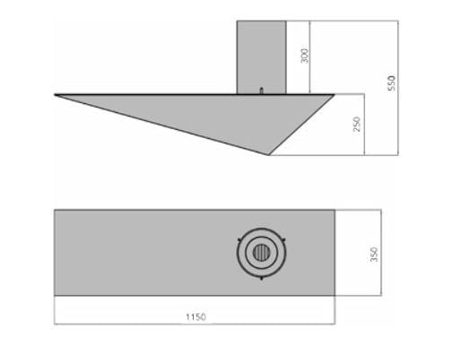 Настенный камин на биоэтаноле ACQUAFUOCO PRISMA CONSOLLE ARCH-00032106 - Вид №2