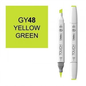 366907 Маркер "Brush" 048, зелено-желтый Touch Twin