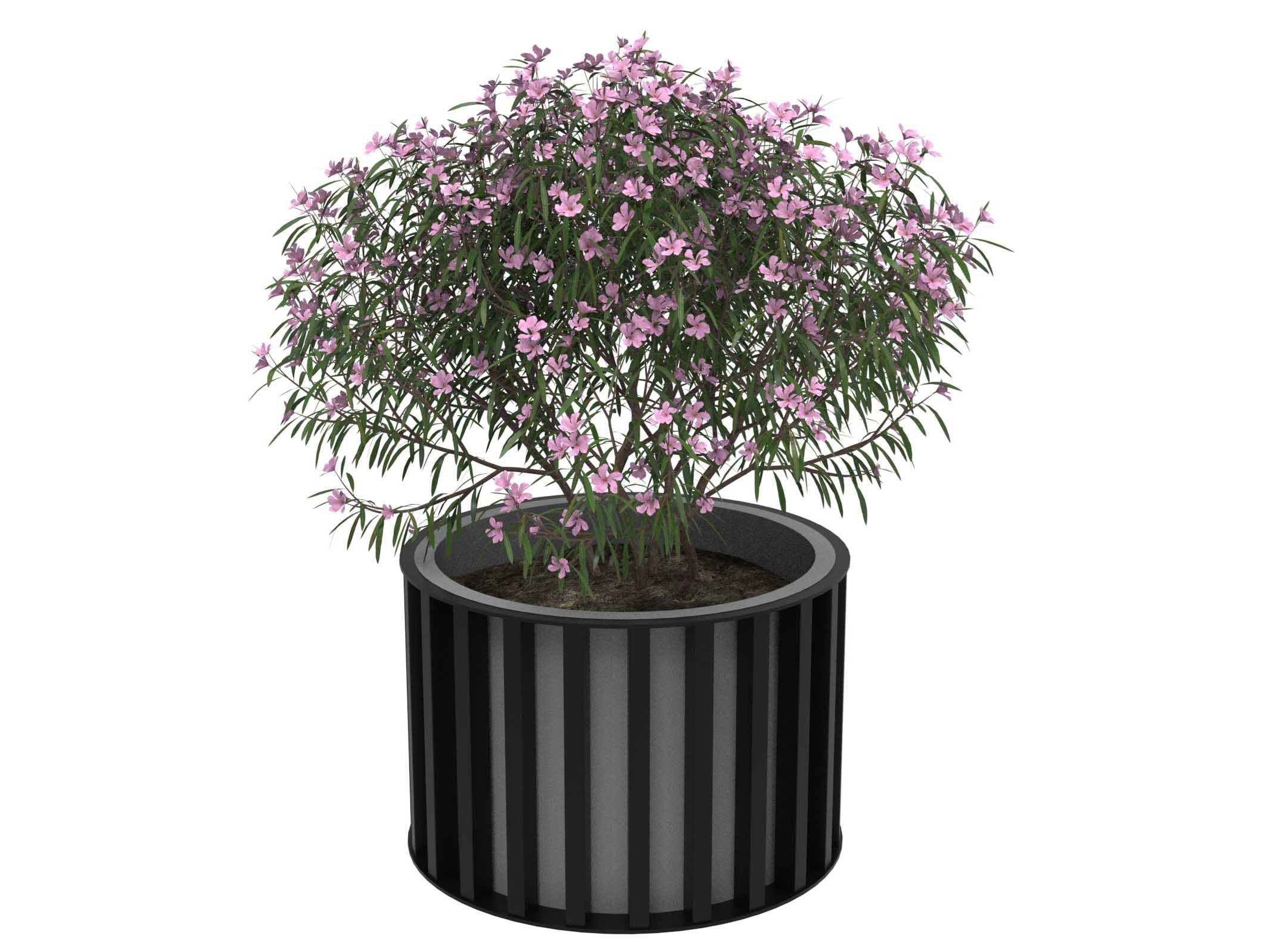 Оцинкованная сталь круглый низкий плантатор Lazzari Динамо ARCH-00115712 - Вид №38