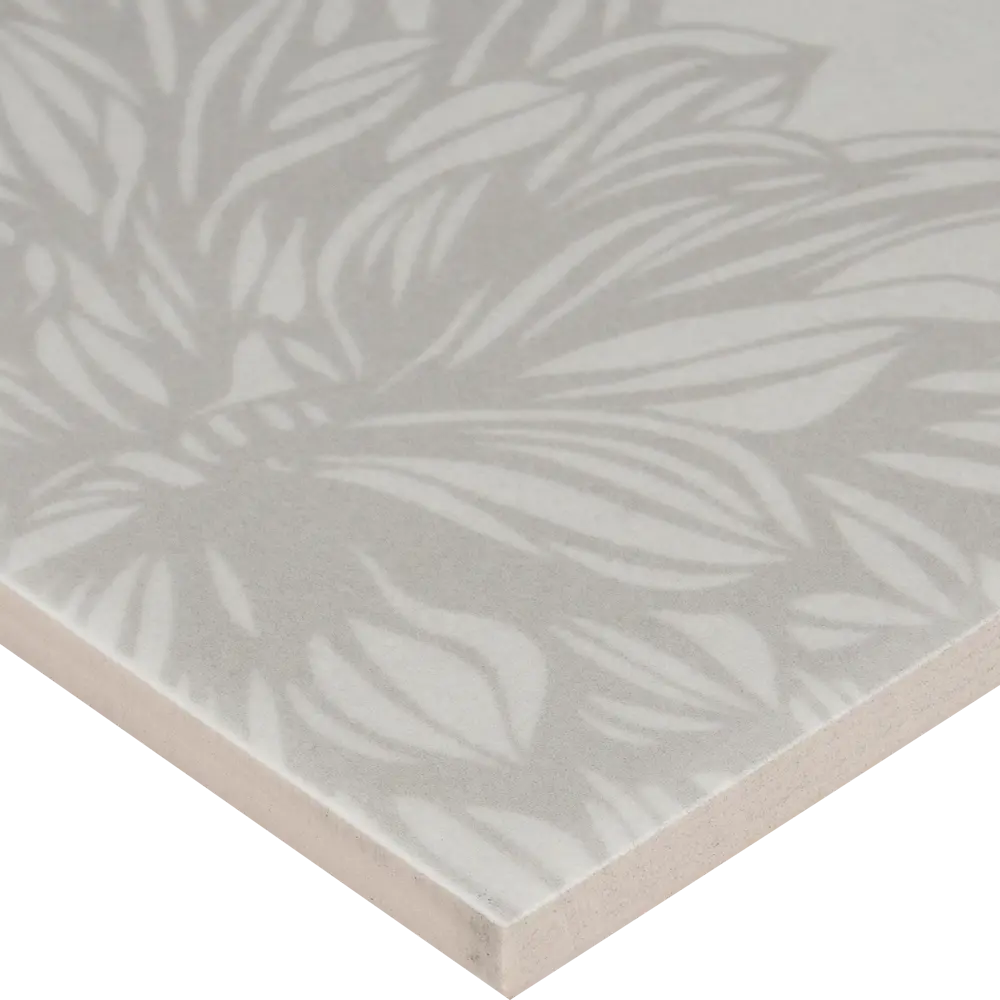 Плитка настенная Osaka Flower 20x50 см 1.3 м² цвет серый Golden Tile STLM-2072676 - Вид №1