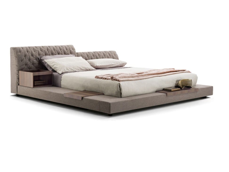 Двуспальная кровать с капитонным изголовьем Frigerio ARCH-00109142