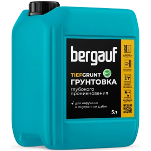 Грунтовка глубокого проникновения Bergauf TiefGrunt 5 л